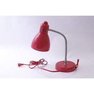 Red Gooseneck Desk Lamp, Flexible, Bright, Eye-catching